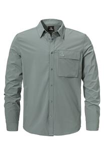 SCHOEFFEL Hemd Dunajec steel grey Regular Fit