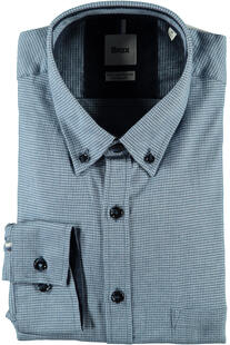 BRAX Light Flanell Hemd Daniel sky kariert Modern Fit Langarm