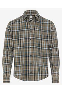 BRAX Hemd Kay gr�n kariert Modern Fit Langarm