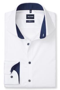 OLYMP Hemd Level Five weiss Modern Fit Langarm