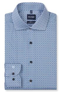 OLYMP Hemd Level Five blau Body Fit Langarm