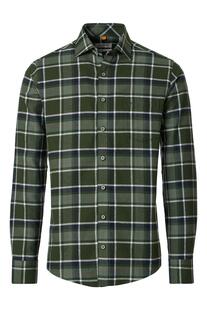 REDMOND Flanell Karo Hemd gr�n kariert Casual Fit Langarm
