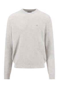 FYNCH HATTON Cashmere Rundhals Pullover snow white Casual Fit