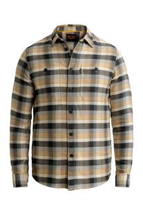 PME LEGEND Karo Hemd golden brown kariert Regular Fit