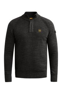 PME LEGEND Troyer rib melee black Regular Fit