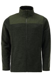OS TRACHTEN Jagd Fleece Jacke oliv einfarbig