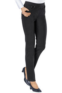 RAPHAELA BY BRAX Jeans Pamina schwarz Slim Fit in Schlupfform mit Rei�verschlussoptik