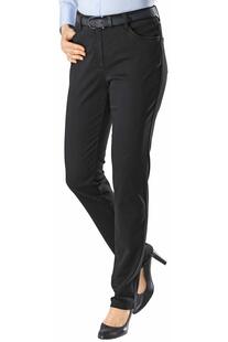 BRAX Winter-Dream-Hose Mary schwarz Slim Fit in angerauter  Qualit�t