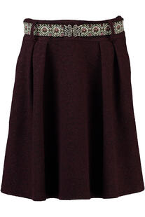 h.moser Walk-Rock im Jacquardmuster bordeaux