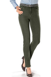 BRAX Jeans Carola oliv Feminine Fit Blue Planet be nature