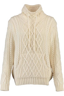 ARAN Pullover natur im typischen Irland Aran Strick