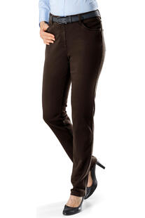 BRAX Winter-Dream-Hose Carola braun Feminine Fit in angerauter Qualit�t
