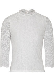SPIETH & WENSKY Spitzenshirt Amberg natur  in edler Optik