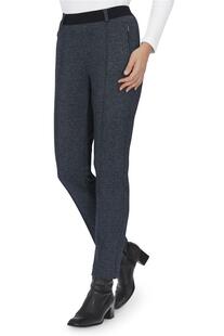 RAPHAELA BY BRAX Thermo-Jersey-Hose Lillyth marine  Slim Fit f�r optimale W�rmehaltung