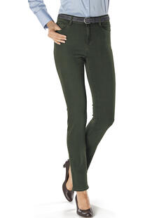 BRAX Jeans Carola oliv Feminine Fit in Premium-Denim