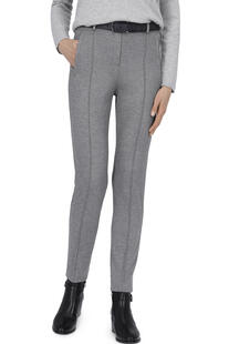 RAPHAELA BY BRAX Jersey-Hose Lillyth hellgrau Slim Fit im Fischgr�t-Dessin