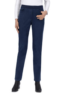 RAPHAELA BY BRAX Winter-Baumwoll-Hose Pamina marine Slim Fit