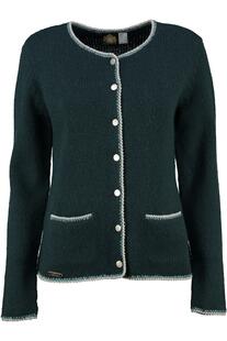 HAMMERSCHMID Strickjacke Tyrol petrol im Linksstrick