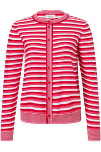MAERZ Strickjacke rot gestreift