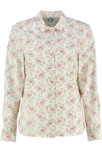 HAMMERSCHMID Bluse Klara khaki gebl�mt in Natur-Qualit�t