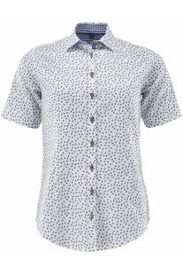 OS TRACHTEN Bluse blau