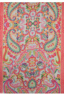 P-MODEKONTOR Schal koralle Paisley