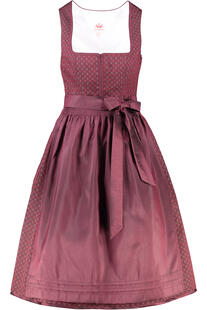 SPIETH & WENSKY Dirndl Geisa dunkelrot 70er Rockl�nge