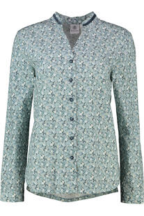 HAMMERSCHMID Bluse Gloria blau gebl�mt