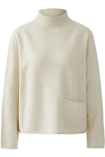 OUI Pullover ofwhite melange