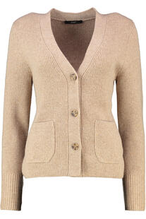OUI Strickjacke beigemelange