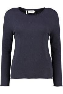 MAERZ Pullover marine extrafeine Merinowolle