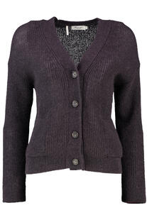 MAERZ Strickjacke dark espresso