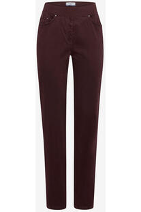 RAPHAELA BY BRAX Winter-Baumwoll-Hose Pamina amarone Slim Fit