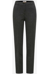 RAPHAELA BY BRAX Thermo-Jerseyhose Lillyth schwarz gemustert Slim Fit