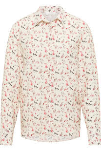 ETERNA Bluse creme gemustert Langarm