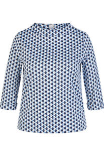 RABE Shirt pastellblau gemustert 3/4-Arm
