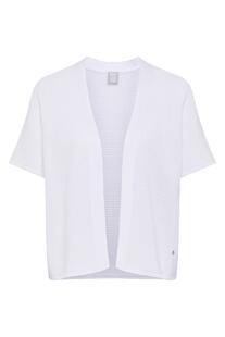 RABE Strickjacke wei� Kurzarm