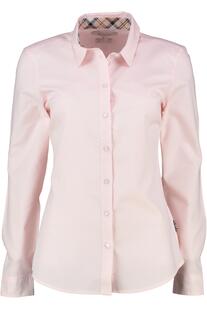 BARBOUR Oxford-Bluse Derwent rosa Langarm
