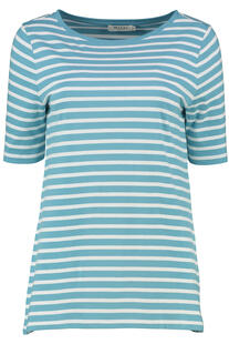 MAERZ Shirt delphinium blue gestreift