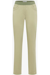 RAPHAELA BY BRAX Baumwoll-Hose Pamina green tea Slim Fit in Super Dynamic-Stretchqualit�t