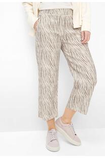 RAPHAELA BY BRAX 6/8 Culotte-Hose Pam ecru gemustert Wide Fit im Animal-Dessin