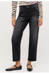 ANGELS Jeans Evy O-Shape anthrazit used Relaxed Fit