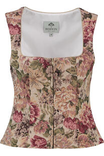 BERWIN Jacquard-Mieder altrosa gebl�mt