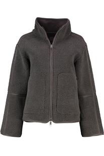 COVERED Wende-Jacke Terra after dark- braun Teddy-Fleece und Leder-Optik