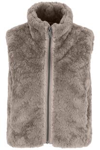 COVERED Weste Cleo funghi-braun