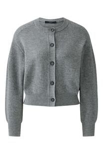 OUI Strickjacke steel grey