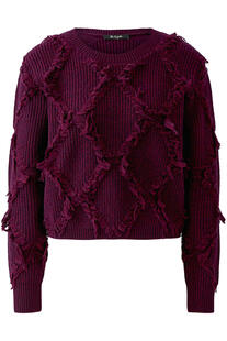 MISS LAGOTTE Pullover bramble berry mit modischen Fransen