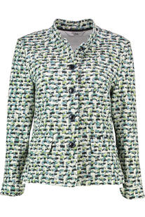 SOMMERMANN Blazer Gr�n-marine gemustert