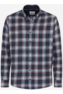 BRAX Style Daniel Shirts burned red