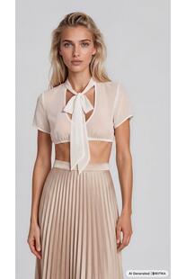 KR�GER Collection Dirndlbluse Madeleine weiss